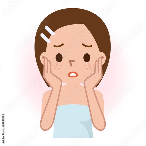 Fototapeta 美容 シミ 女性