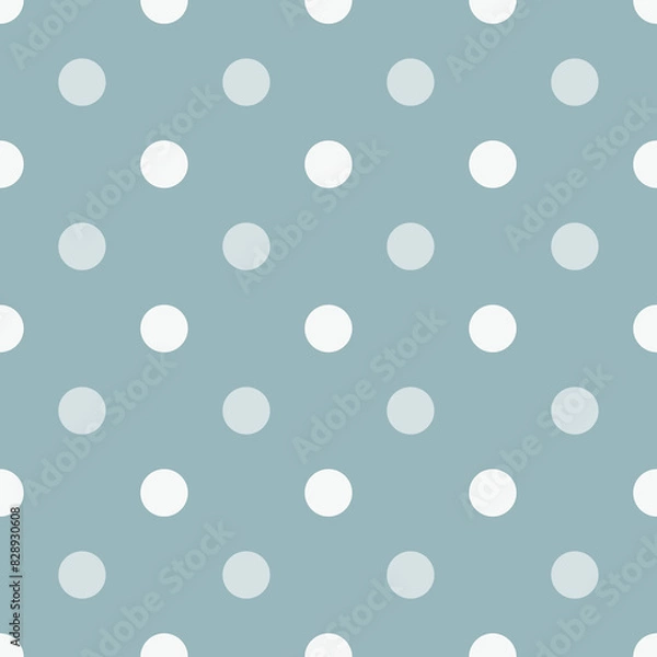 Fototapeta Simple, seamless polka dot background