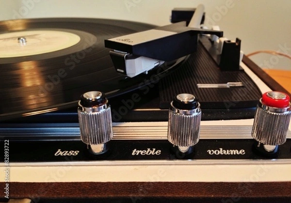 Obraz Vintage record player