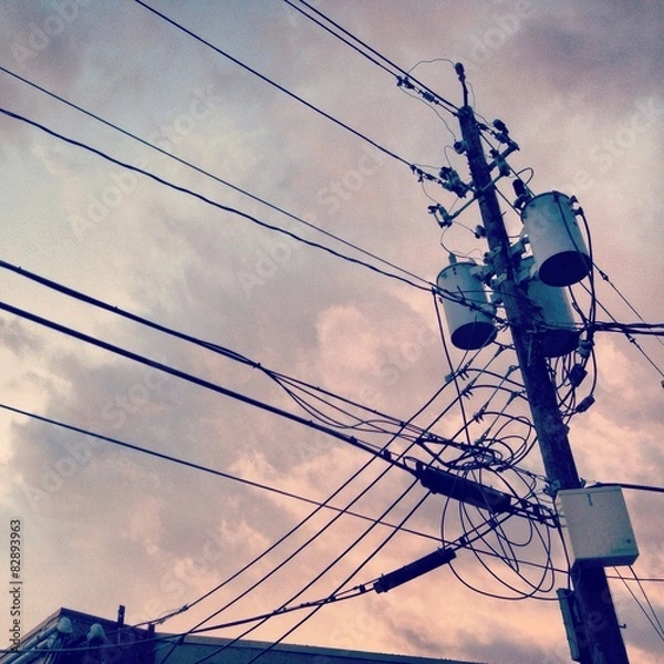 Obraz Electricity tower