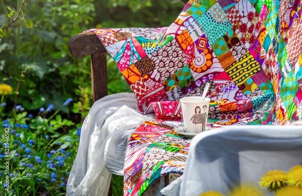 Obraz tea in the garden