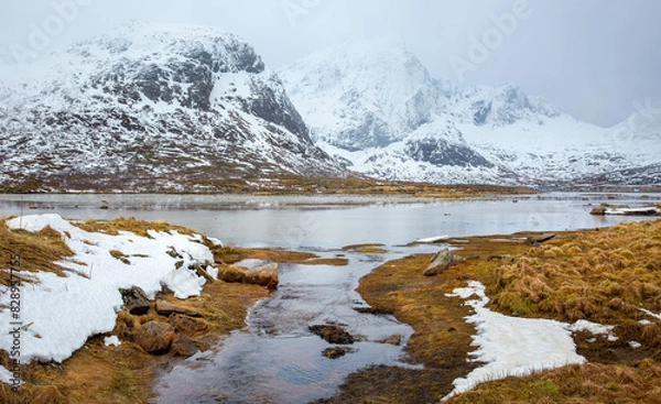 Obraz lake in the mountains