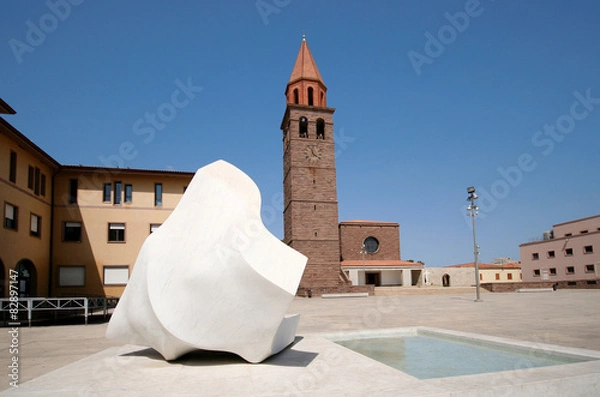 Fototapeta Rome Square. Carbonia (Sardinia)