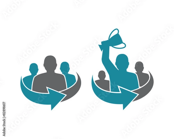 Obraz People Vector Set Template