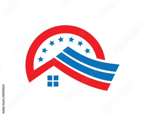 Obraz Veteran Property Logo Template