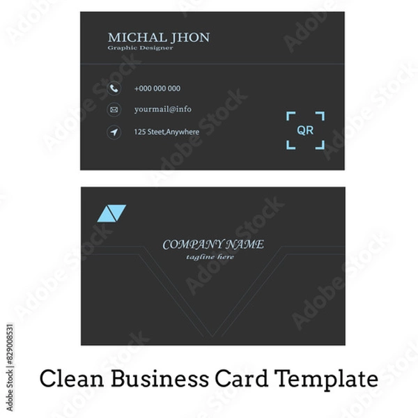 Obraz business card template
