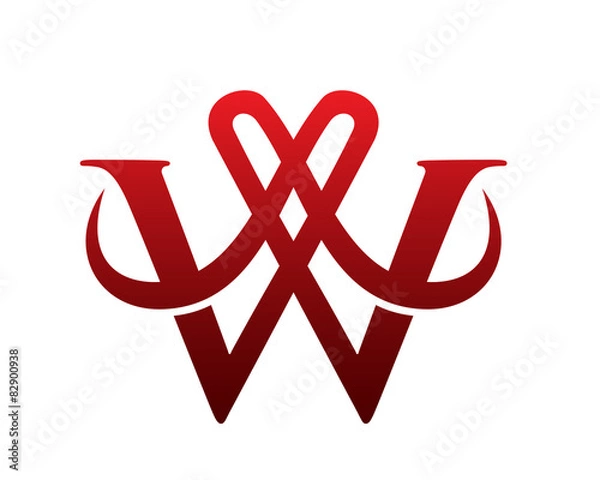 Obraz W Logo Template