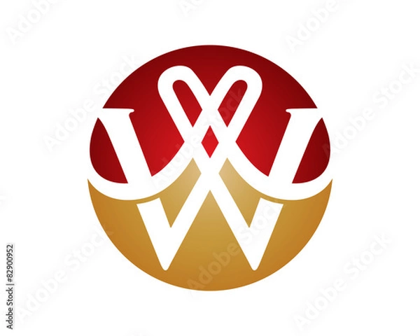 Obraz W Logo Template