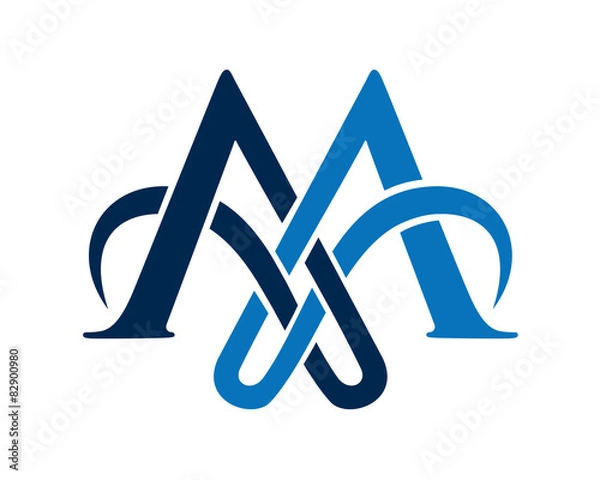 Obraz AA Logo Template