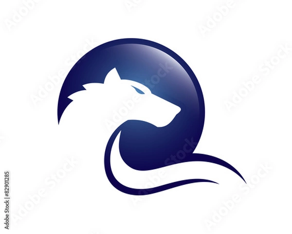Obraz Wolf Logo Template 
