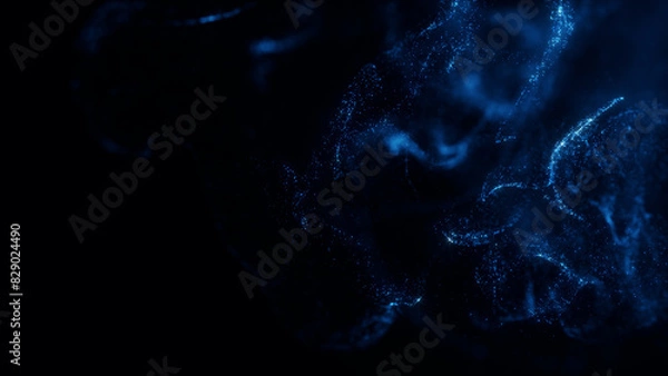 Fototapeta Abstract elegant luxury glittering particle background 