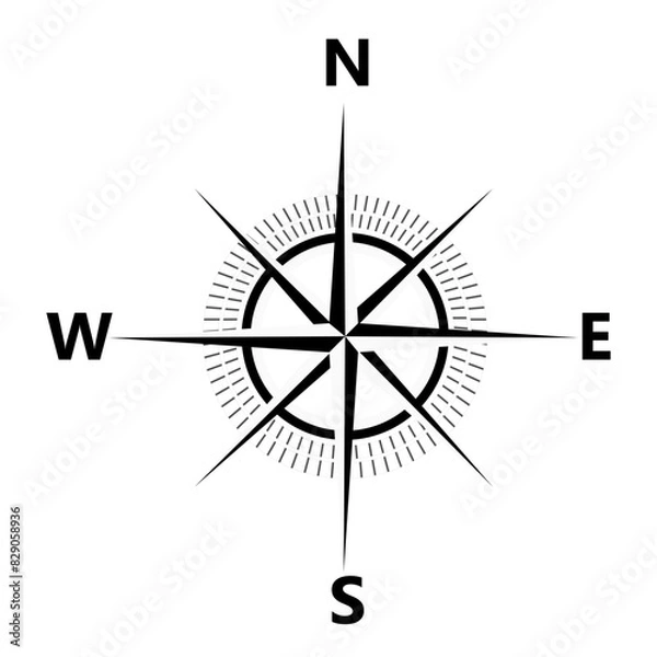 Obraz rose des vents