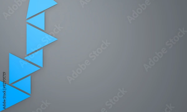 Fototapeta business card triangular shape