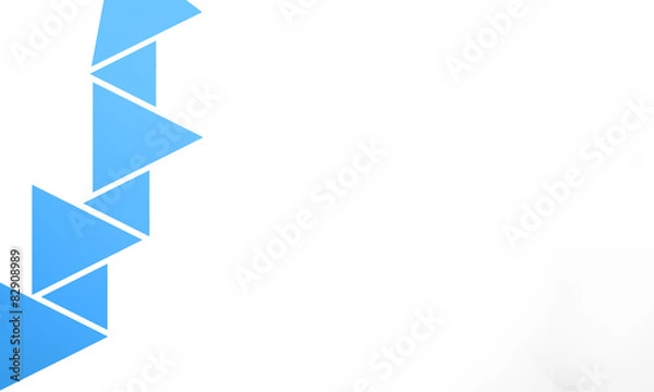 Fototapeta business card triangular shape