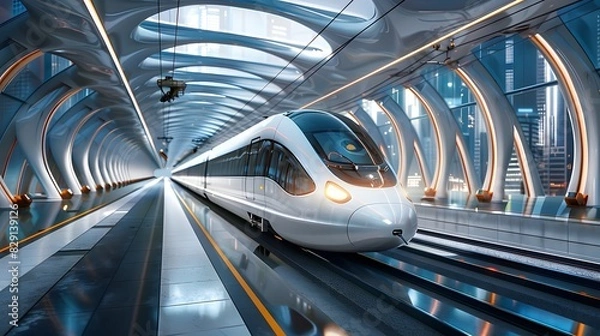 Fototapeta futuristic technology background. 