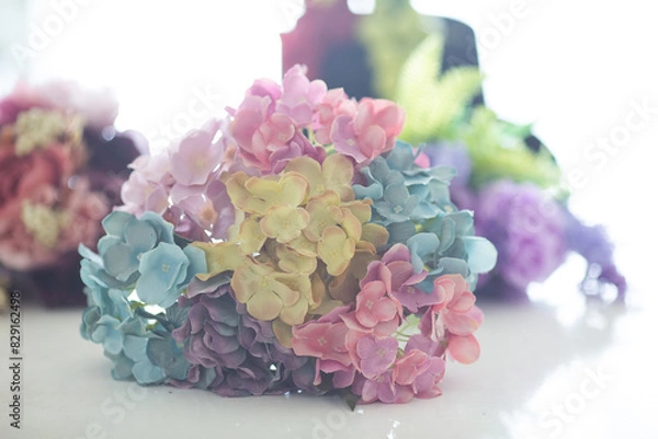 Fototapeta 紫陽花のブーケ