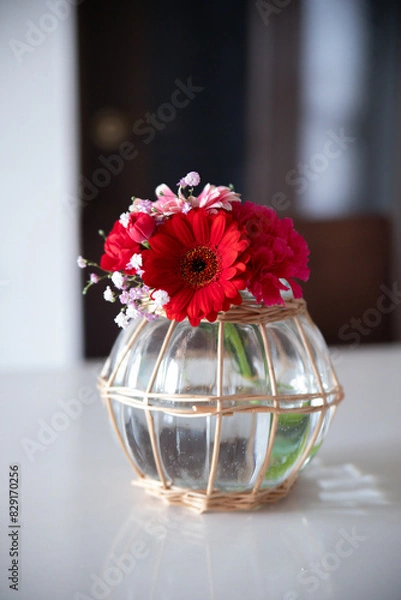 Fototapeta ガーベラのブーケ