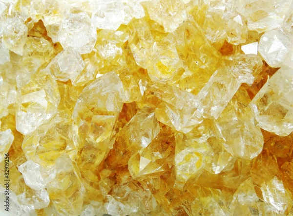 Obraz citrine geode geological crystals