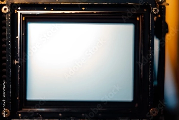 Obraz Medium format color film frame with empty space