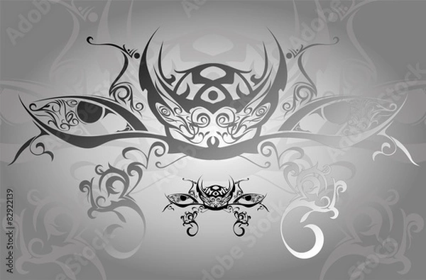 Obraz a silver mask for party decorations