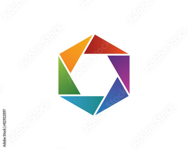 Fototapeta photography hexagon