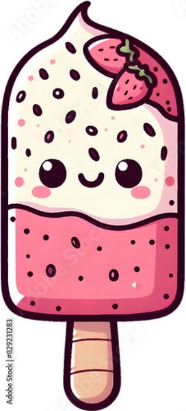 Obraz ice cream - 아이스크림. Generative AI
