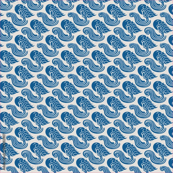 Obraz wave dragon pattern 1