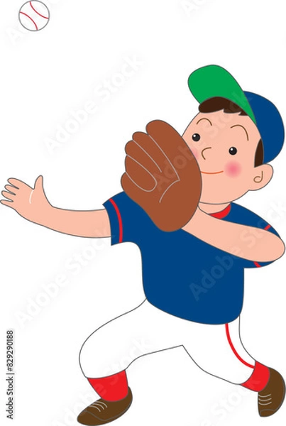 Obraz 野球の守備_フライ
