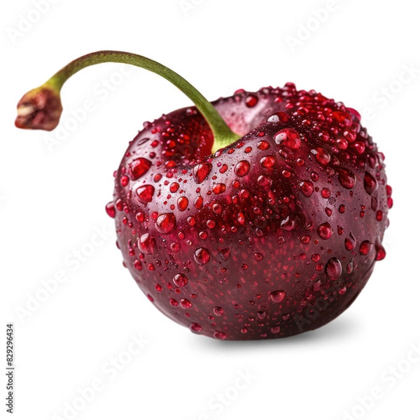 Obraz Cherry Isolated on A Transparent Background.