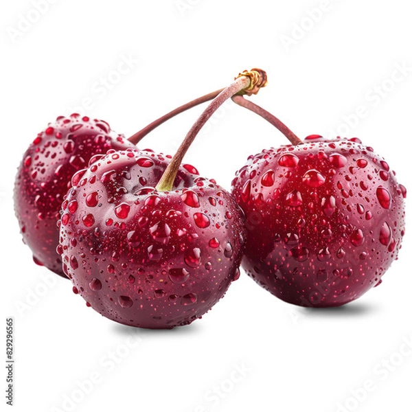 Obraz Cherry Isolated on A Transparent Background.