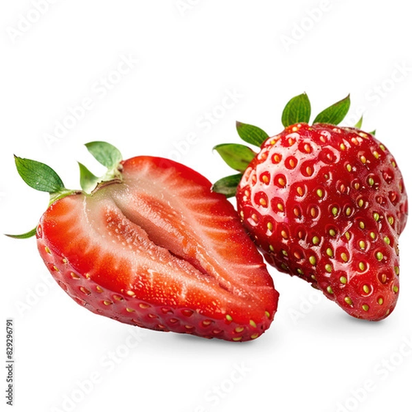 Obraz Strawberry Isolated on A Transparent Background.