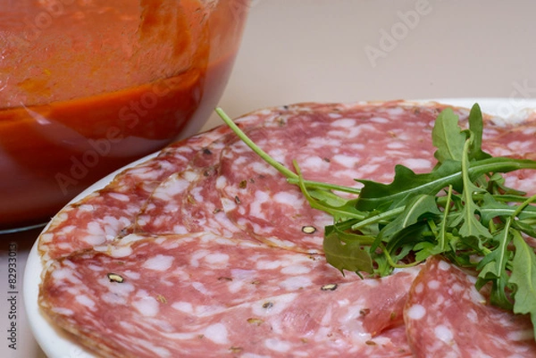 Fototapeta Salami