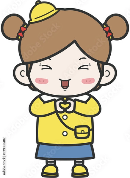 Obraz 사랑스러운 귀여운 어린아이