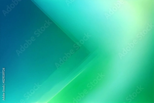 Obraz Abstract Green Gradient backdrop background, , Generative AI