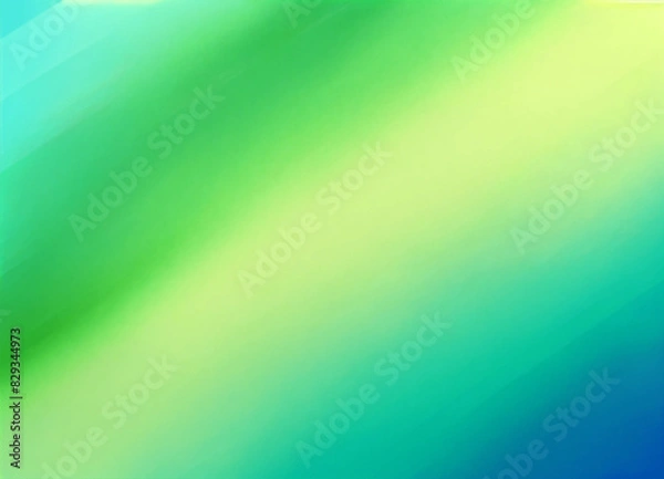 Obraz Abstract Green Gradient backdrop background, , Generative AI