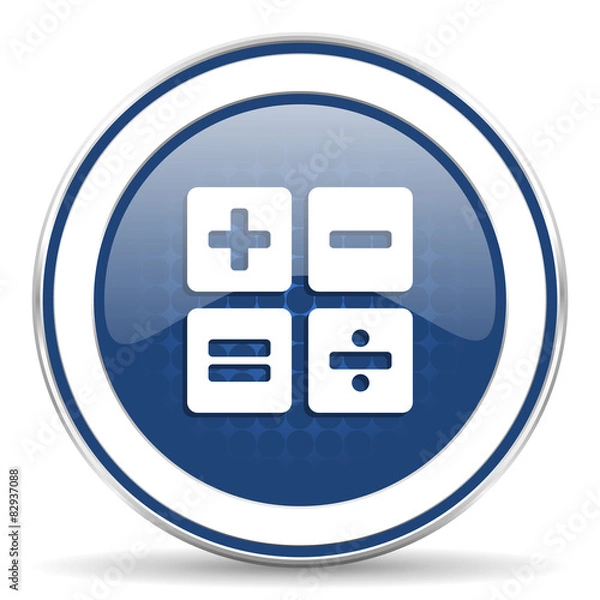 Fototapeta calculator icon calc sign