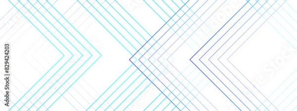 Fototapeta Abstract background colorful technology modern Geometric squares futuristic digital landscape with lines.