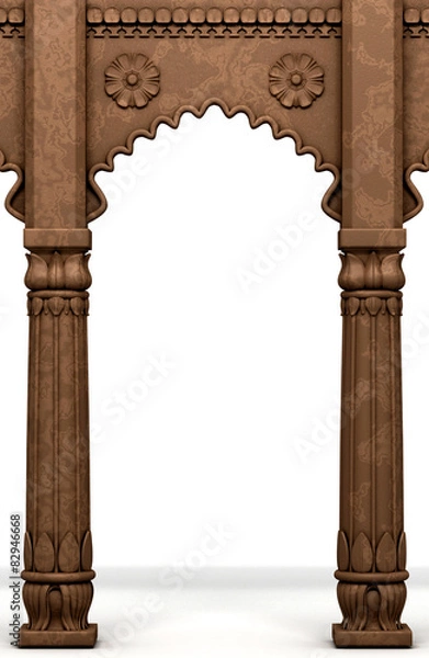 Obraz Traditional Indian Column Arc
