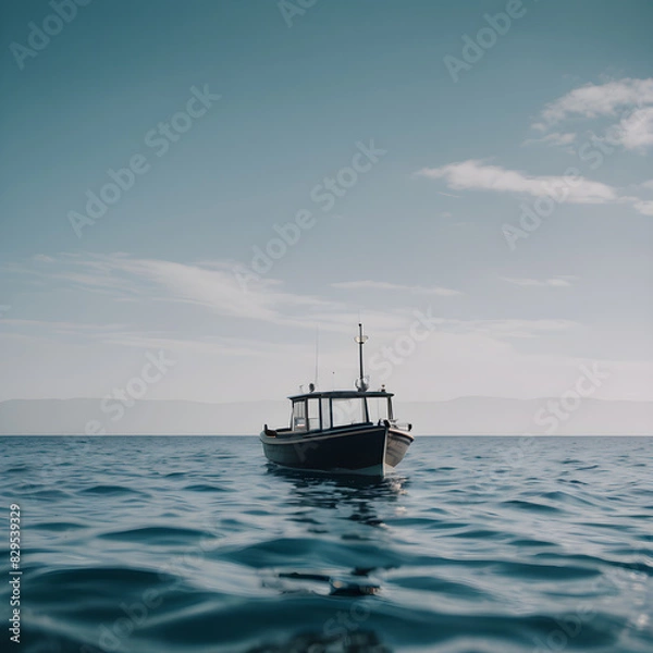 Obraz boat in the sea