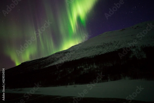Fototapeta Tromsø, aurora boreale