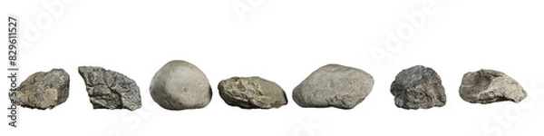 Obraz rock isolated on white background