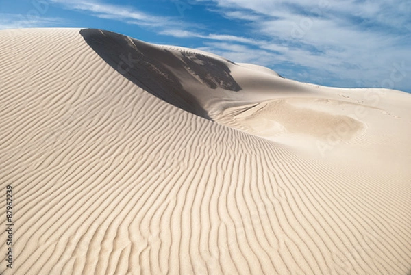 Obraz Single white sand dune