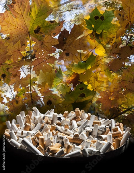 Obraz Smoking like disease - stop smoking!
