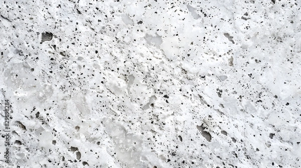 Fototapeta white granite stone textured background. Generative AI.