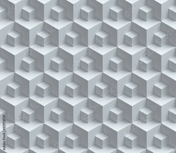 Fototapeta abstract cubical seamless 3d background