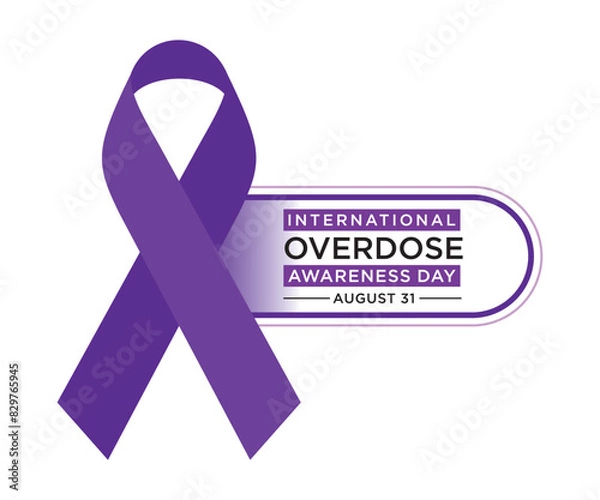 Fototapeta International Overdose Awareness Day  is a global event held on August 31st each year. 