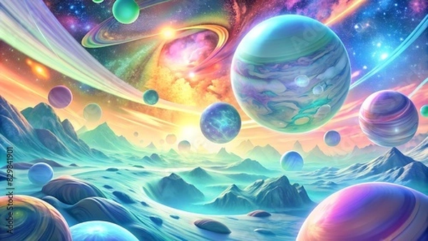 Obraz планеты в космосе