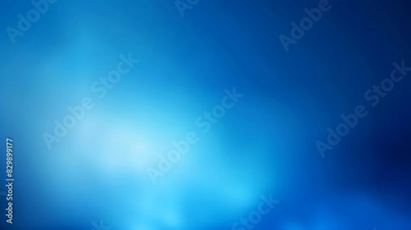 Fototapeta blue gradient smooth gradient background. Generative AI.