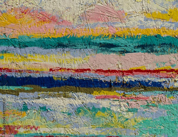 Fototapeta Painted board