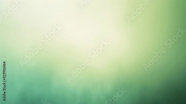 Fototapeta Pale green gradient background gradient background. Generative AI.